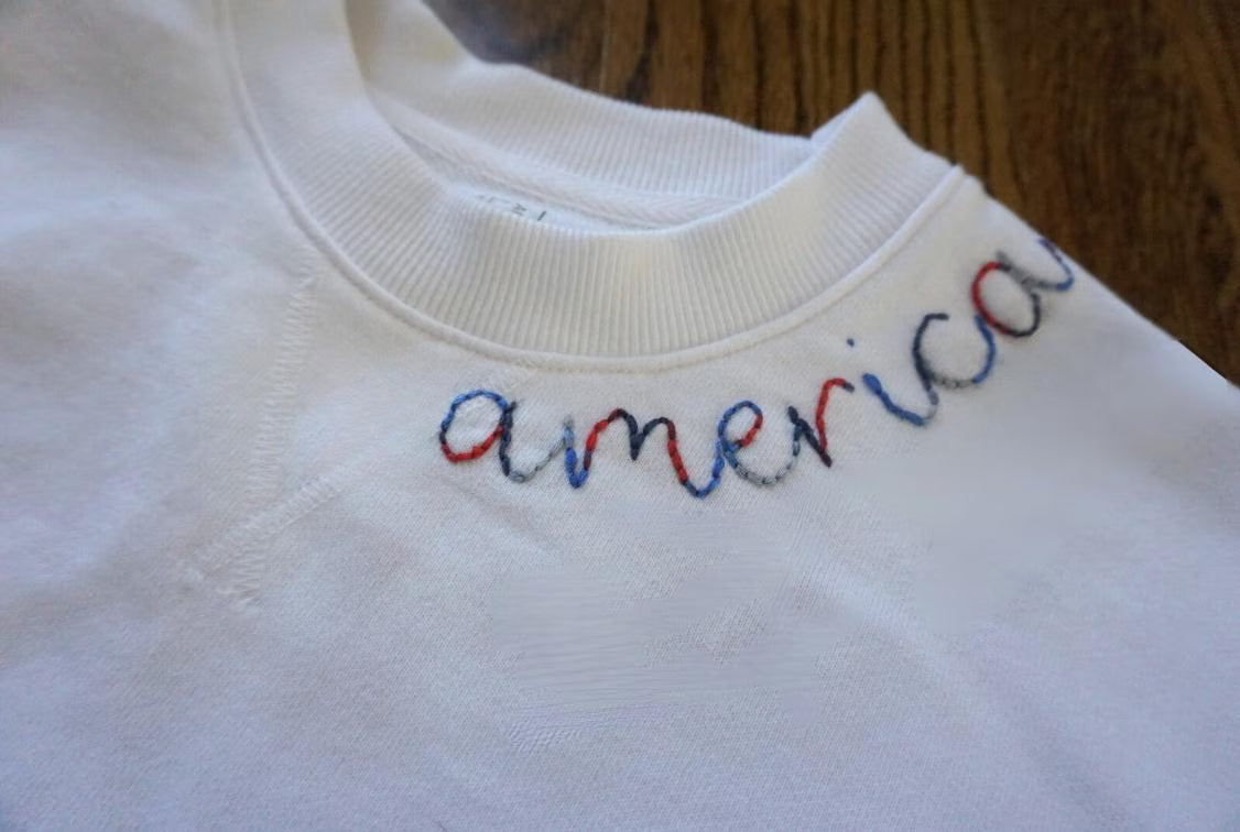 Embroidered